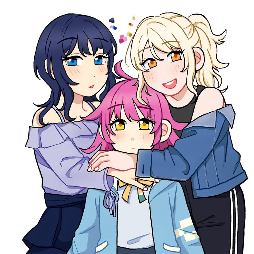 tennoji rina, miyashita ai, and asaka karin (love live! and 1 more)