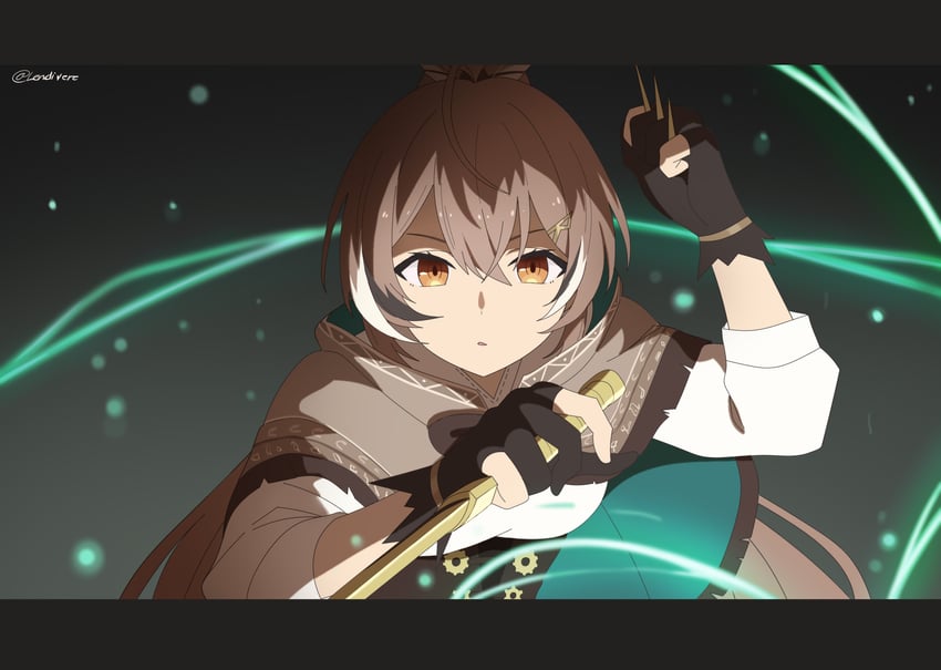 nanashi mumei (hololive and 1 more) drawn by lendivere