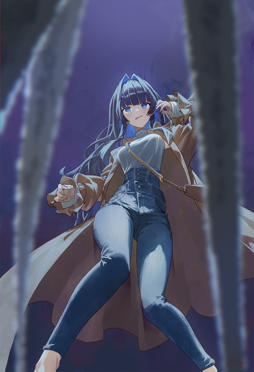 ouro kronii (hololive and 1 more) drawn by m.q_(mqkyrie)