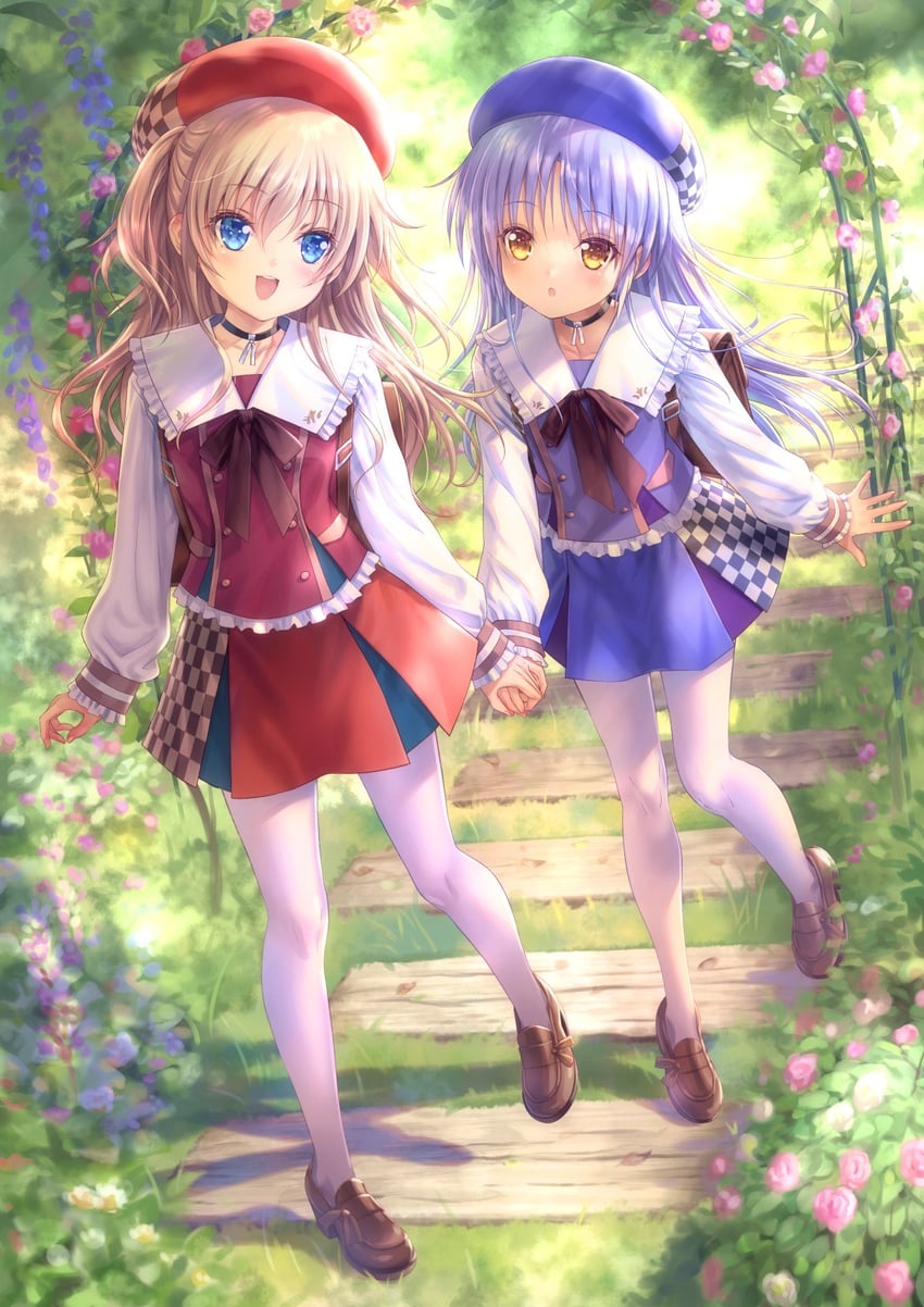 tachibana kanade and tomori nao (angel beats! and 2 more) drawn by goto_p