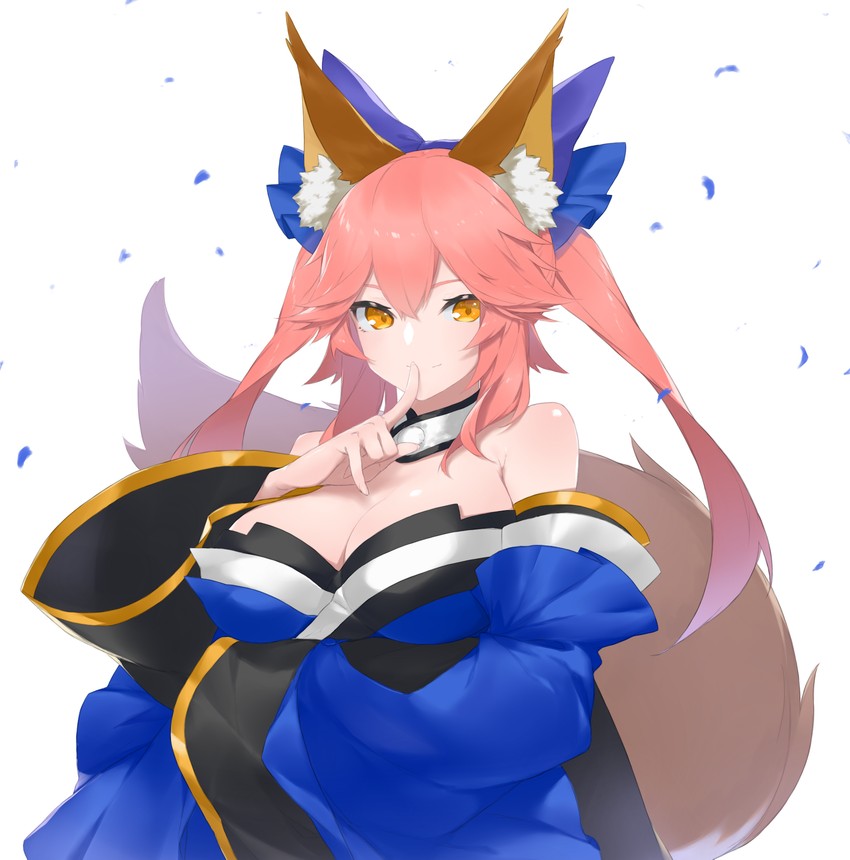 tamamo and tamamo no mae (fate and 1 more) drawn by fhang