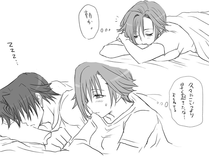 igarashi kyou and hasumi souji (seitenkango. shinyuu to) drawn by eroe
