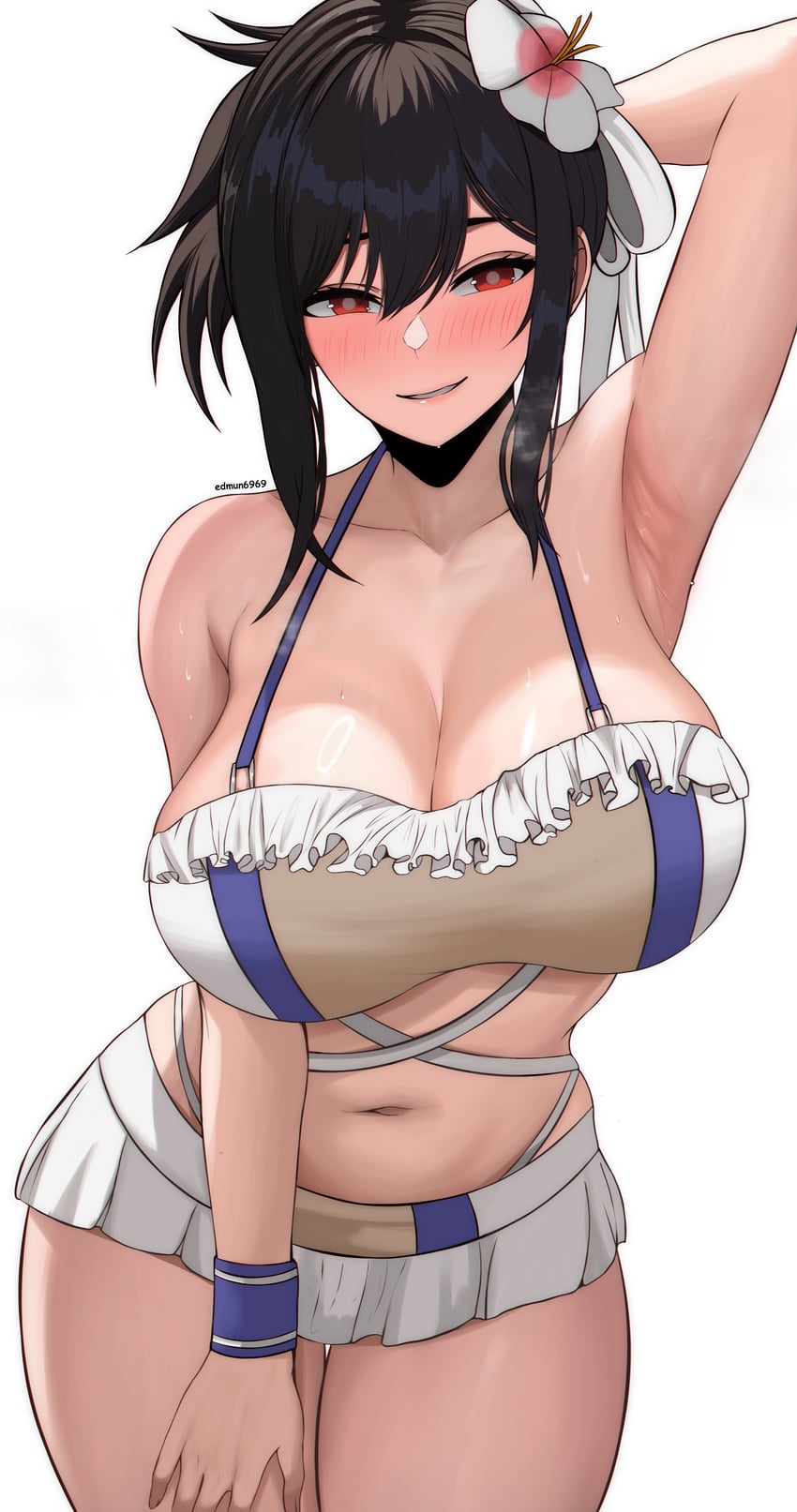 tifa lockhart (final fantasy and 3 more) drawn by edmun6969