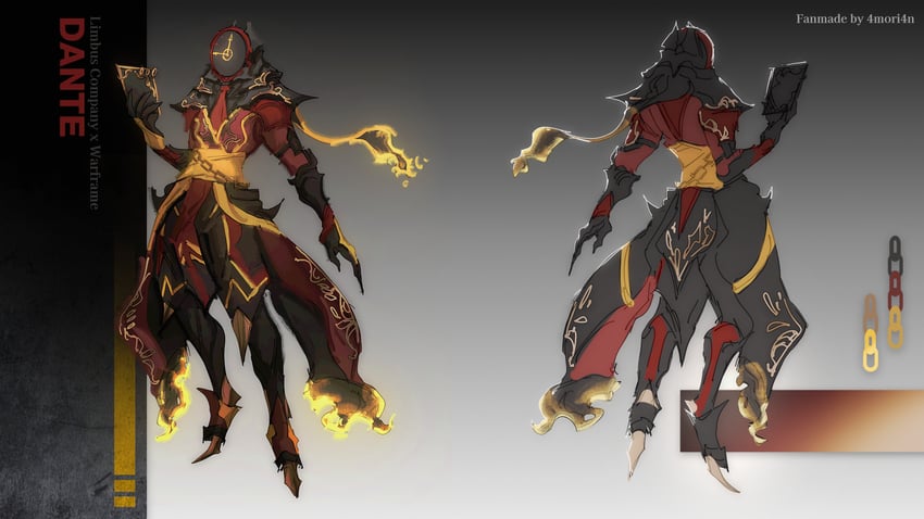 dante (project moon and 2 more) drawn by 4mori4n