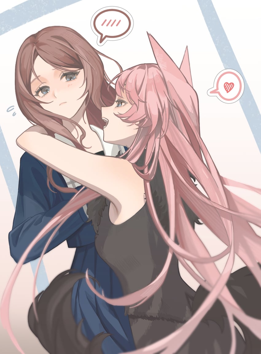 chihaya anon and nagasaki soyo (bang dream! and 1 more) drawn by yan_xiaochan