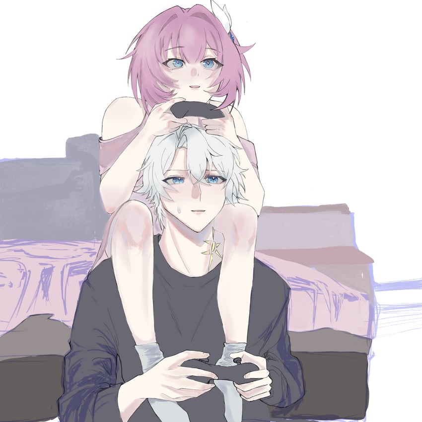 phainon and cyrene (honkai and 1 more) drawn by gux05886478
