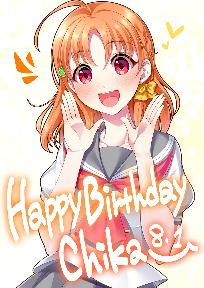 takami chika (love live! and 1 more) drawn by saikyo_pink_fp