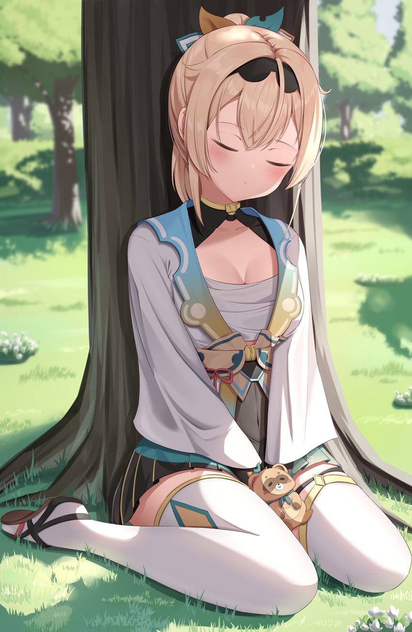 kazama iroha and pokobee (hololive) drawn by kag_tsukimi