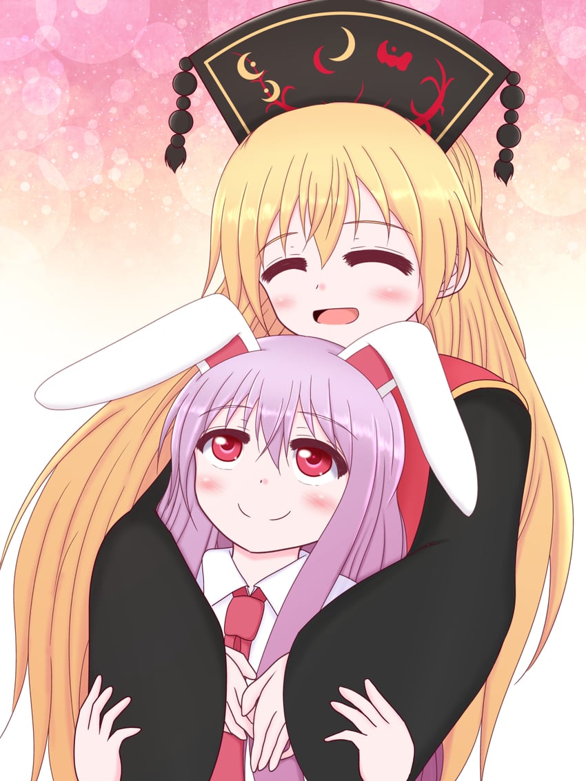 reisen udongein inaba and junko (touhou) drawn by altas