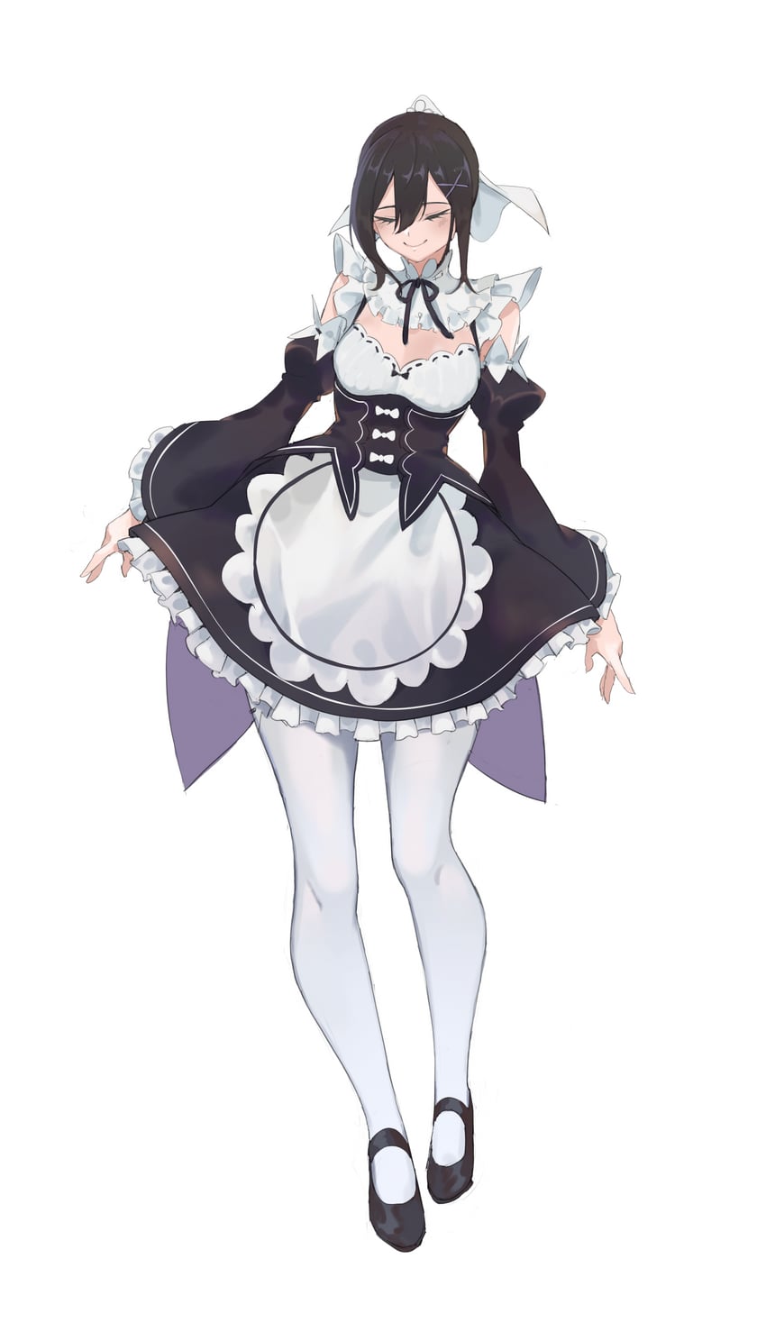 meido mei (re:zero kara hajimeru isekai seikatsu and 1 more) drawn by hornfelstone