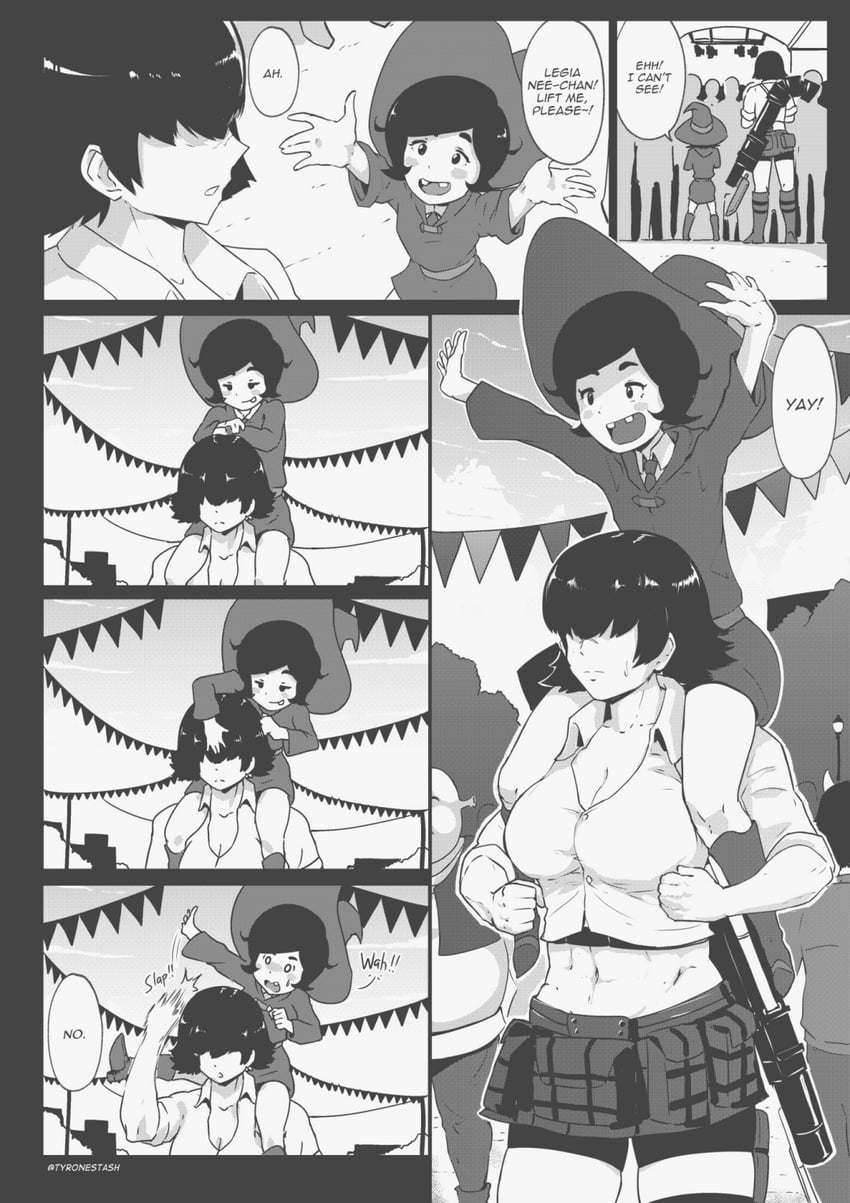 lady, holly, and legia (original and 2 more) drawn by tyrone