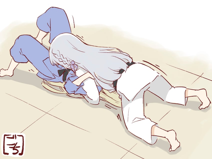 kon kanaho and miyagawa takane (assault lily) drawn by gochisousama_(tanin050)