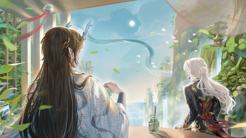dan heng, blade, and yingxing (honkai and 1 more) drawn by yen_exe