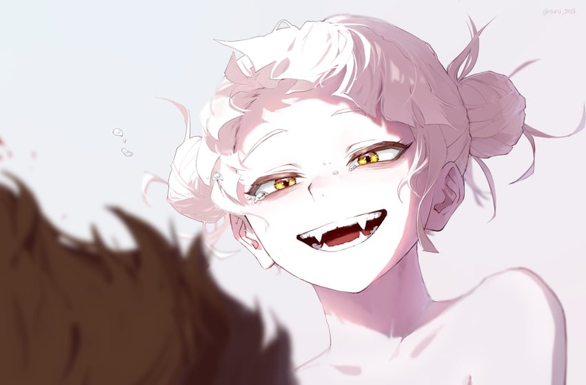 uraraka ochaco and toga himiko (boku no hero academia) drawn by soru_2023