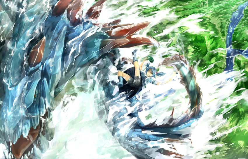 kawashiro nitori (touhou) drawn by shikkoku_(border_of_season)