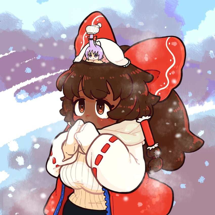 hakurei reimu, remilia scarlet, hisaka, and agucala (touhou and 1 more) drawn by muimui_(4242564muimui)