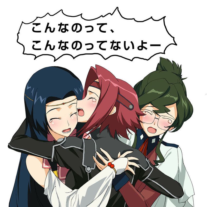 kouzuki kallen, sumeragi kaguya, and nina einstein (code geass and 1 more) drawn by a1_(initial-g)