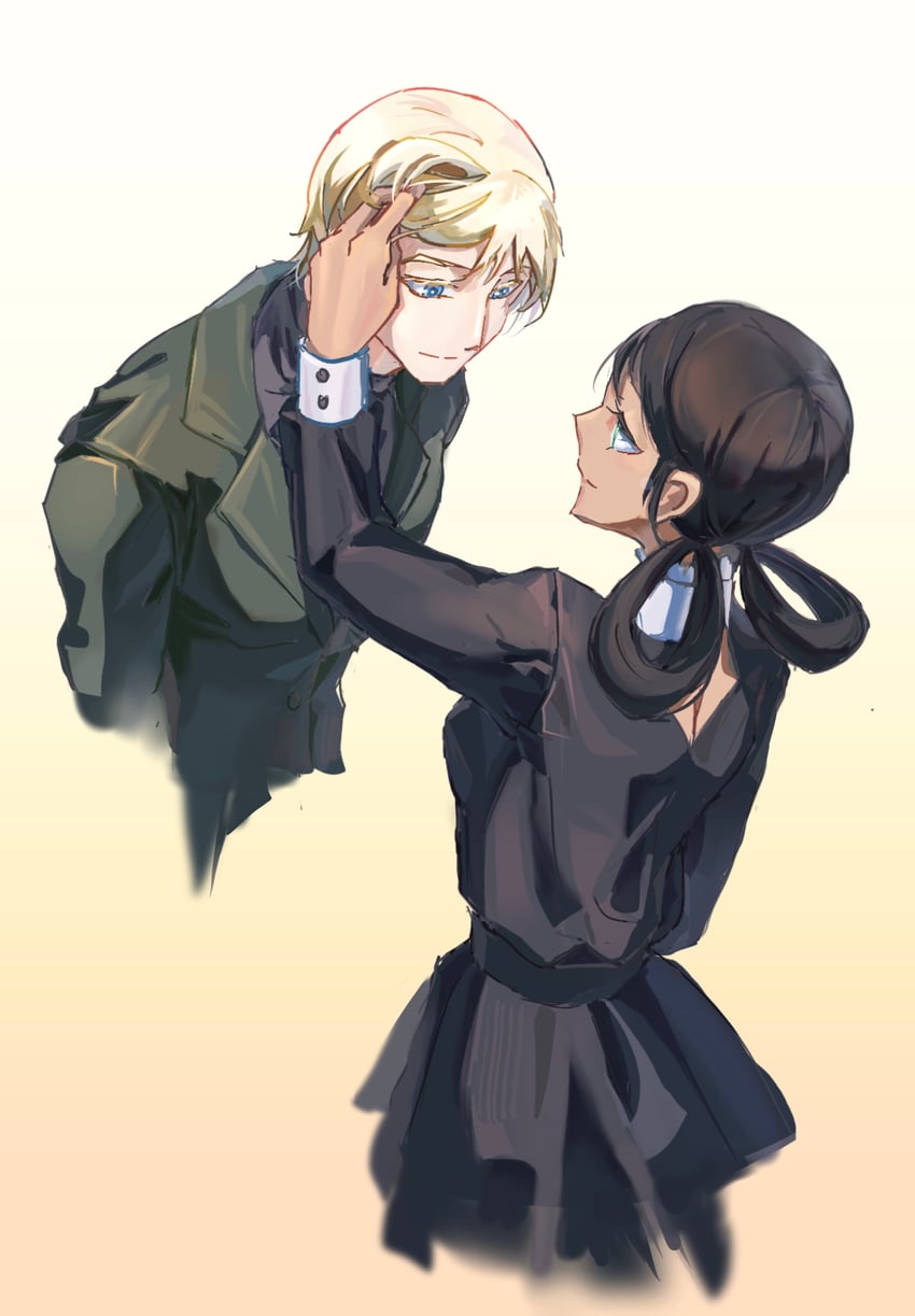 lalah sune and shirouzu (gundam and 1 more) drawn by wumingshi982