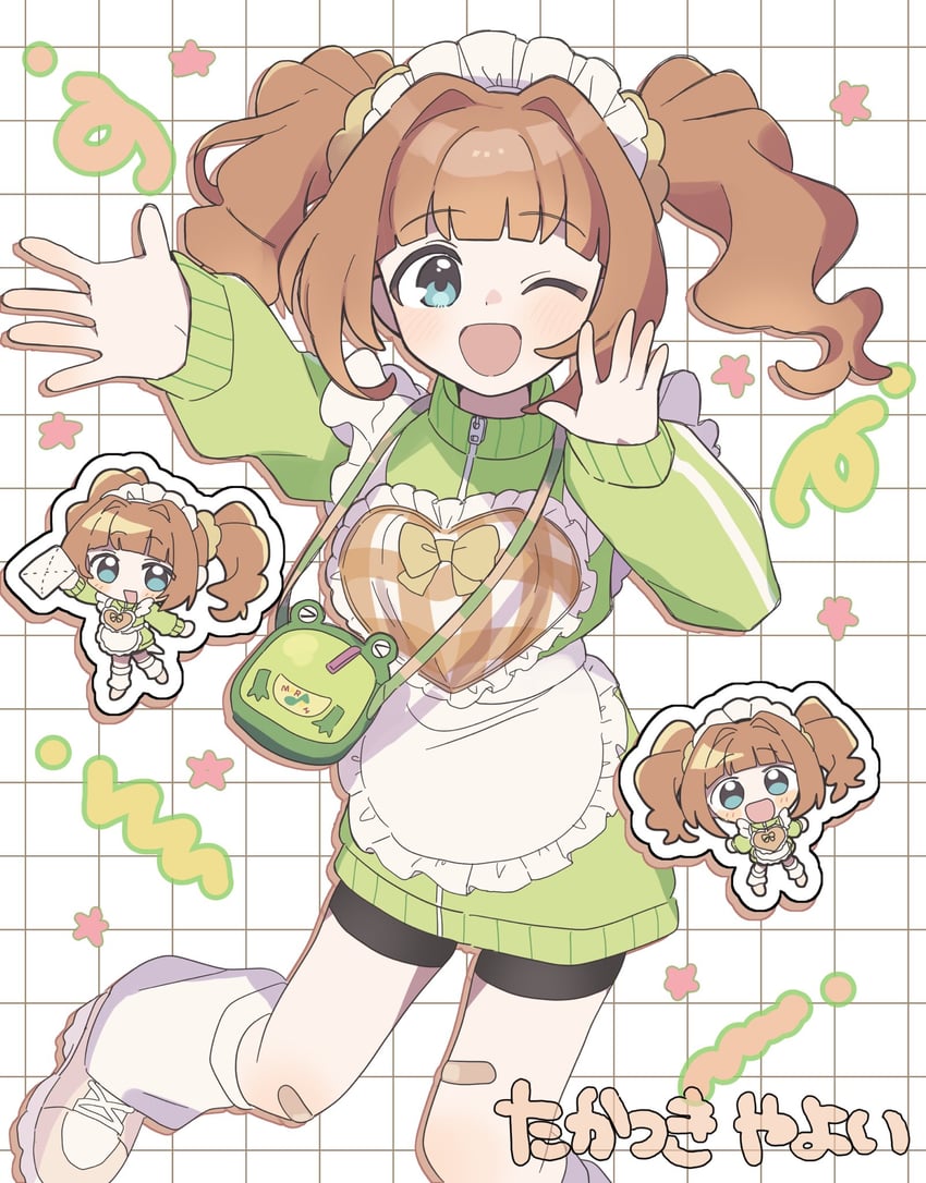 takatsuki yayoi (idolmaster and 2 more) drawn by pnt_0202