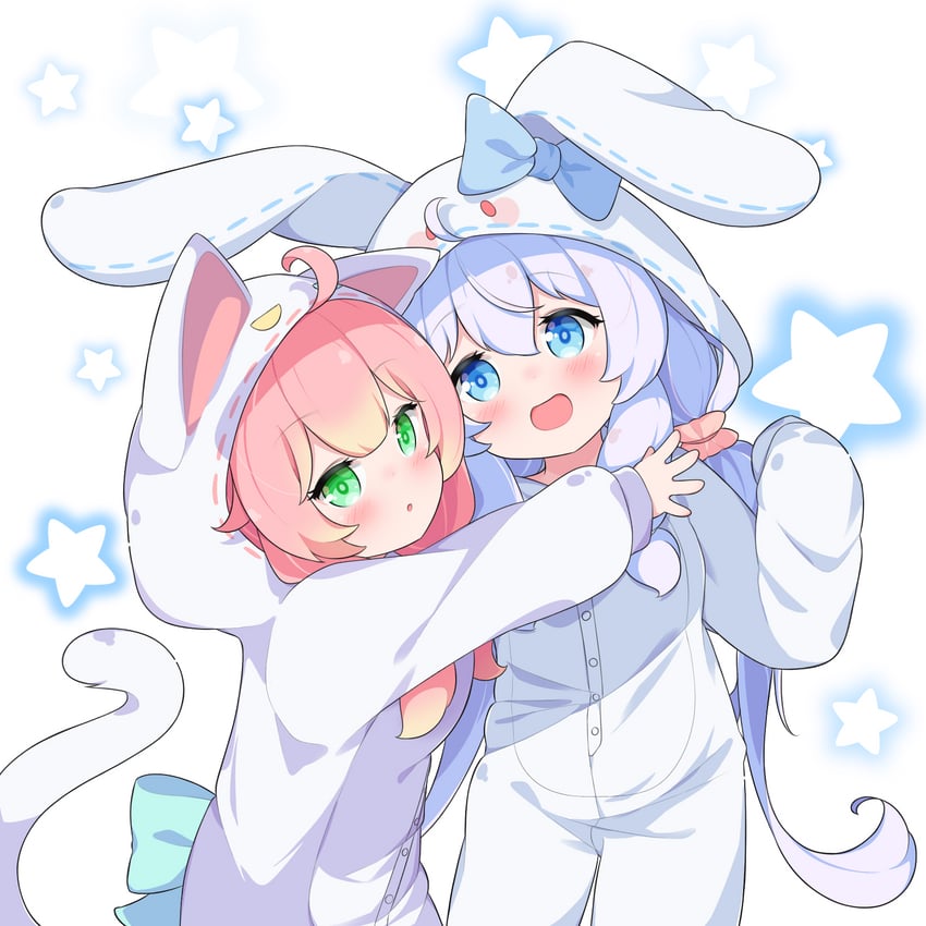 stella unibell and chii aruel (soulworker) drawn by shirousagi_(user_erwx7425)