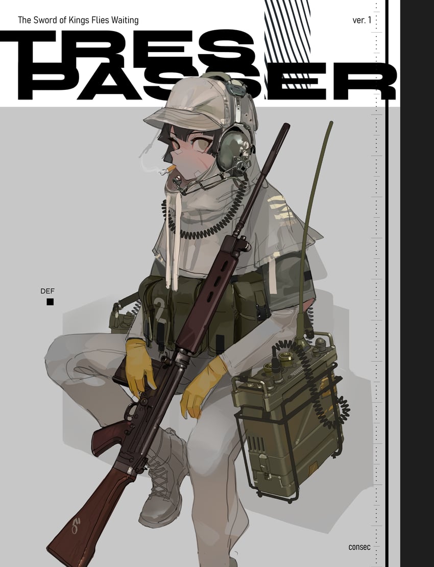 trespasser drawn by polilla