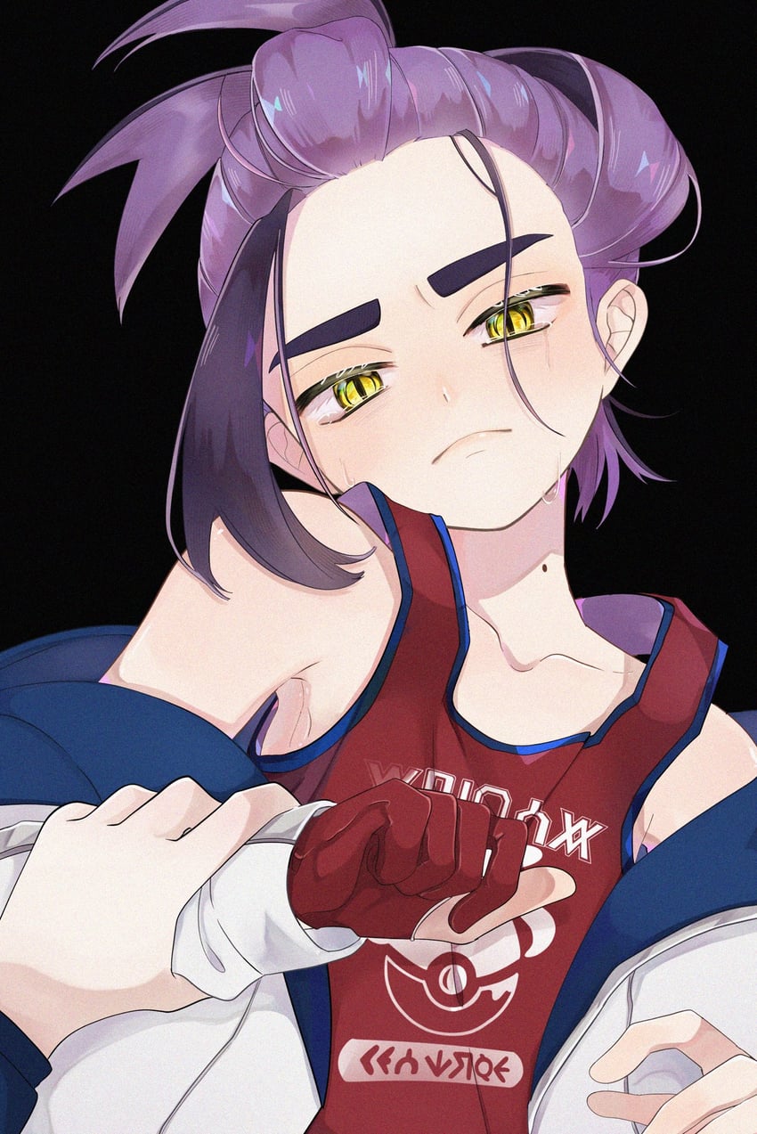 kieran (pokemon and 1 more) drawn by chigiri_(_chigiri_)