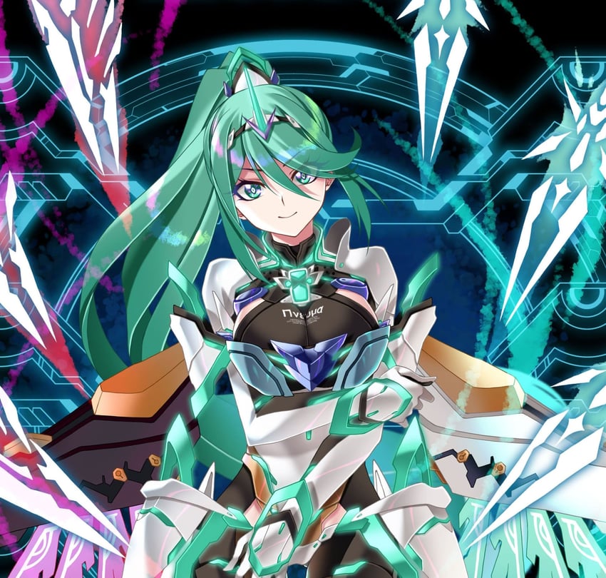 pneuma (xenoblade chronicles and 1 more) drawn by raynartfr