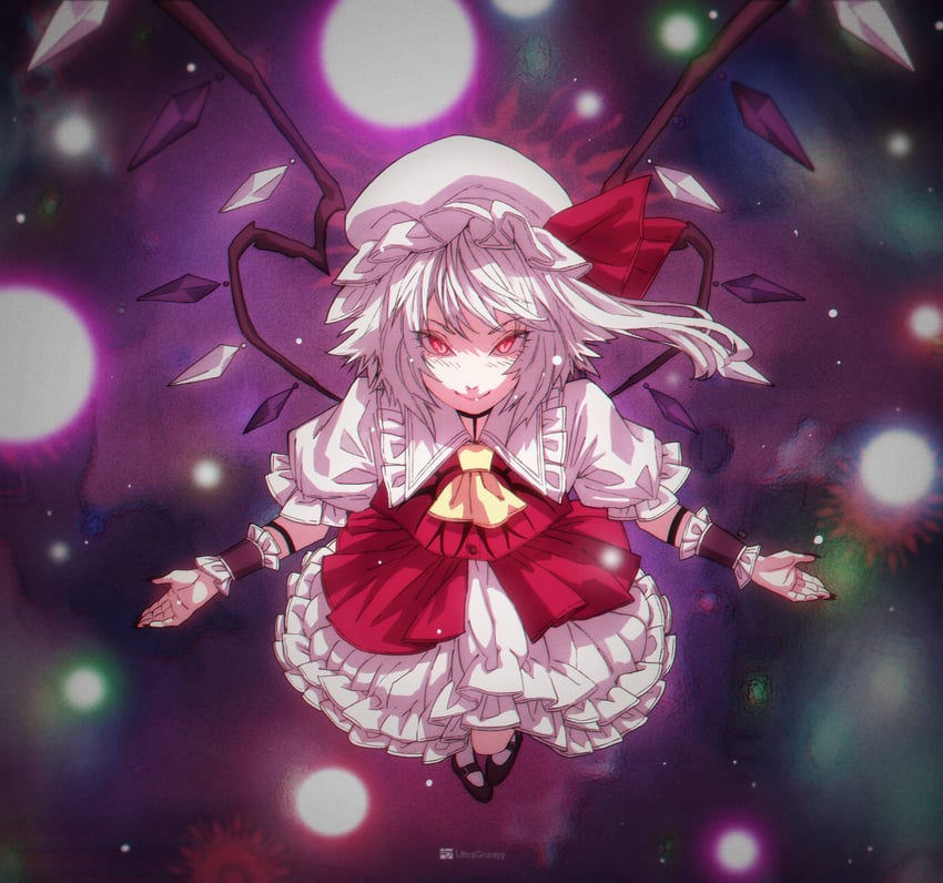 flandre scarlet and orochi (touhou and 2 more) drawn by ultragruntyy