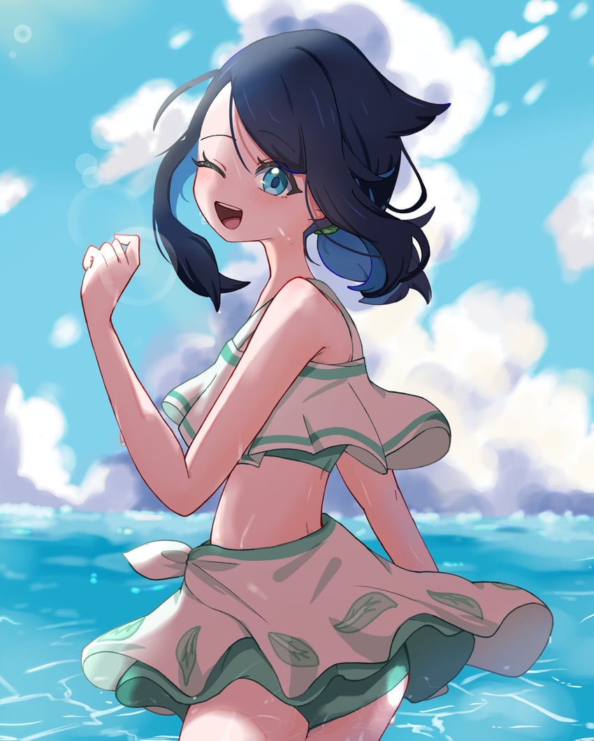 liko (pokemon and 1 more) drawn by seiun_(hoshigumo_72)