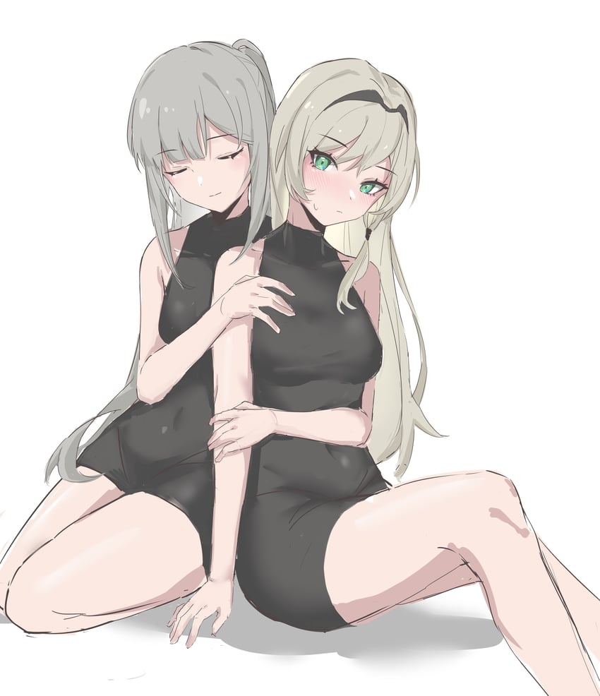 ak-12 and an-94 (girls' frontline) drawn by fish_dumplings