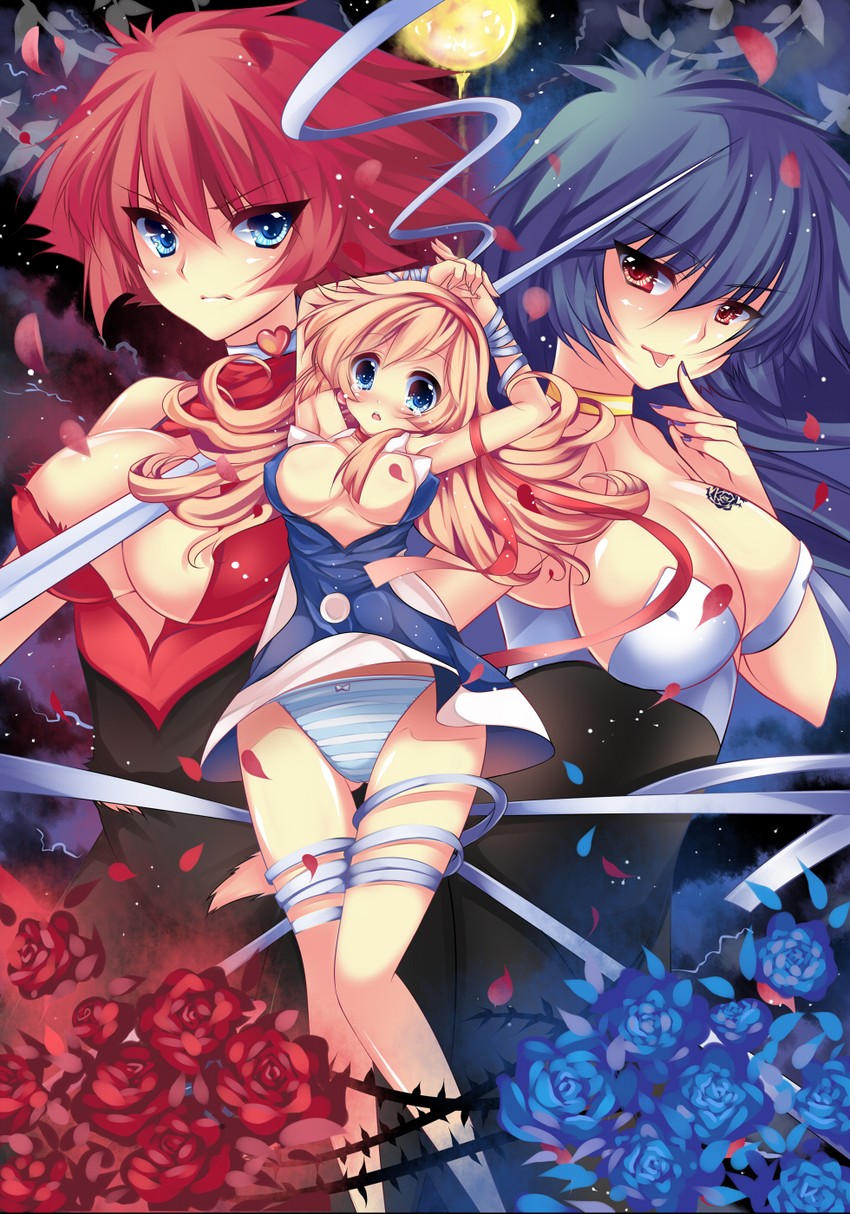 cutie honey, kisaragi honey, and misty honey (cutie honey and 1 more) drawn by usagihime