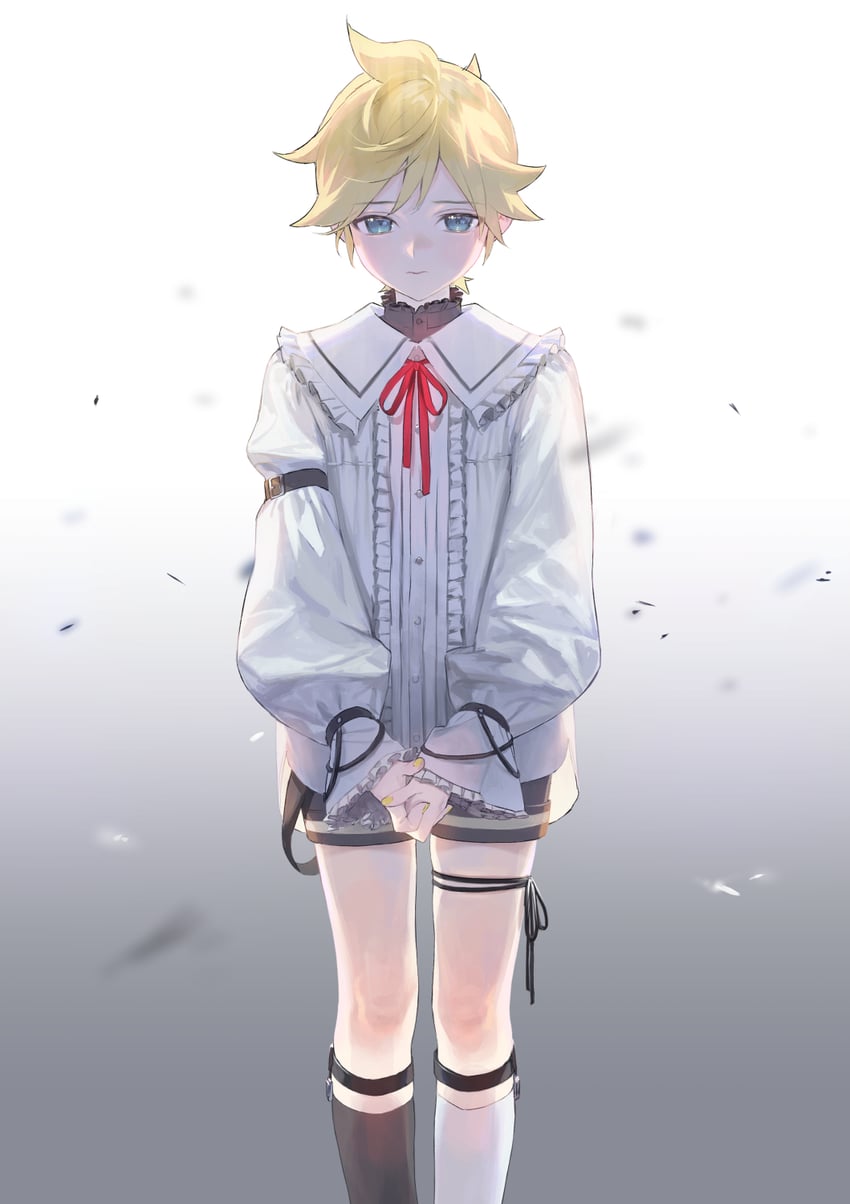 kagamine len and 25-ji len (vocaloid and 1 more) drawn by naoko_(naonocoto)