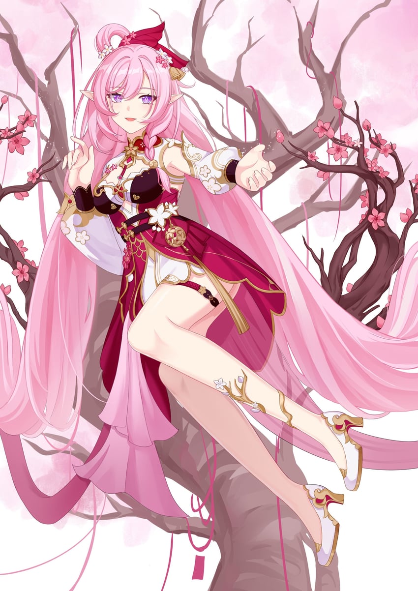 elysia (honkai and 1 more) drawn by xuan_xuan_xuan_za