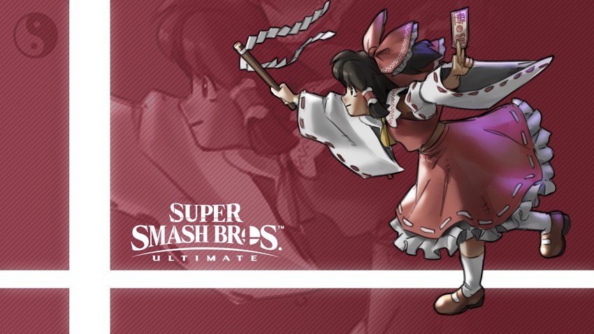 hakurei reimu (touhou and 1 more) drawn by nin_nakajima