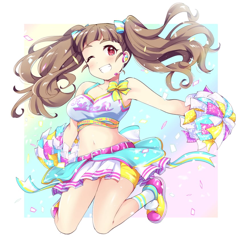 kamiya nao (idolmaster and 2 more) drawn by mizushima_aru