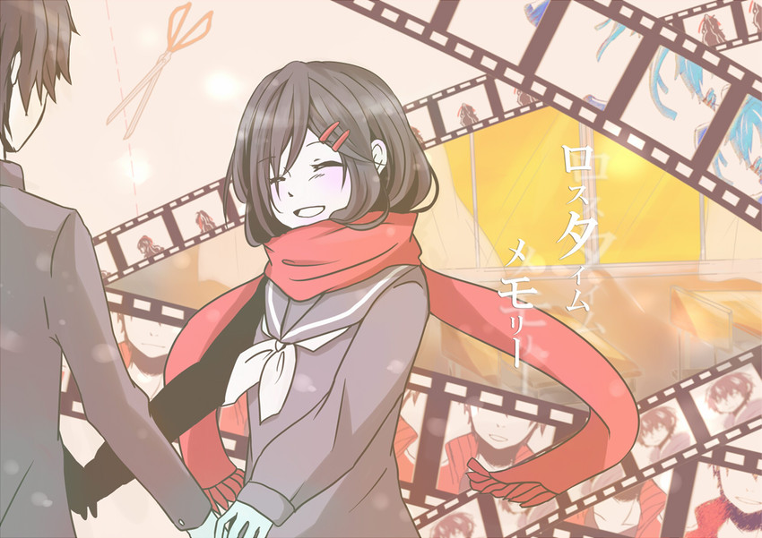 tateyama ayano and kisaragi shintarou (kagerou project and 1 more) drawn by mizu_bonbori