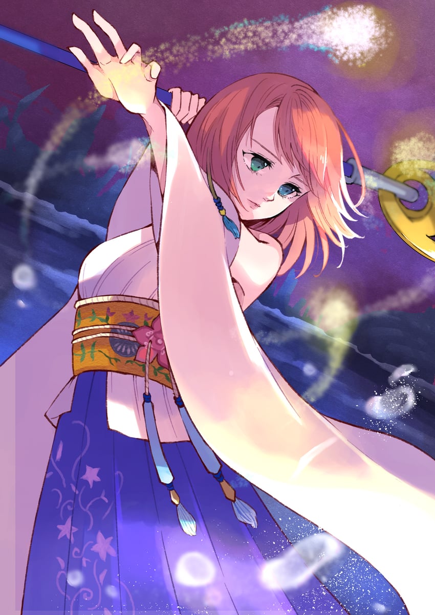 yuna (final fantasy and 1 more) drawn by tiritumo_mt