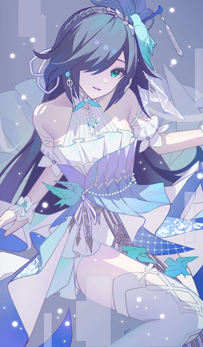 fu hua (honkai and 1 more) drawn by ai_dongdong