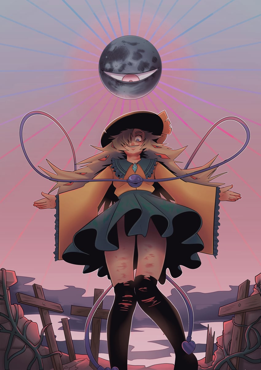komeiji koishi, yakumo yukari, and yakumo koishi (touhou and 1 more) drawn by lunaticlunarian