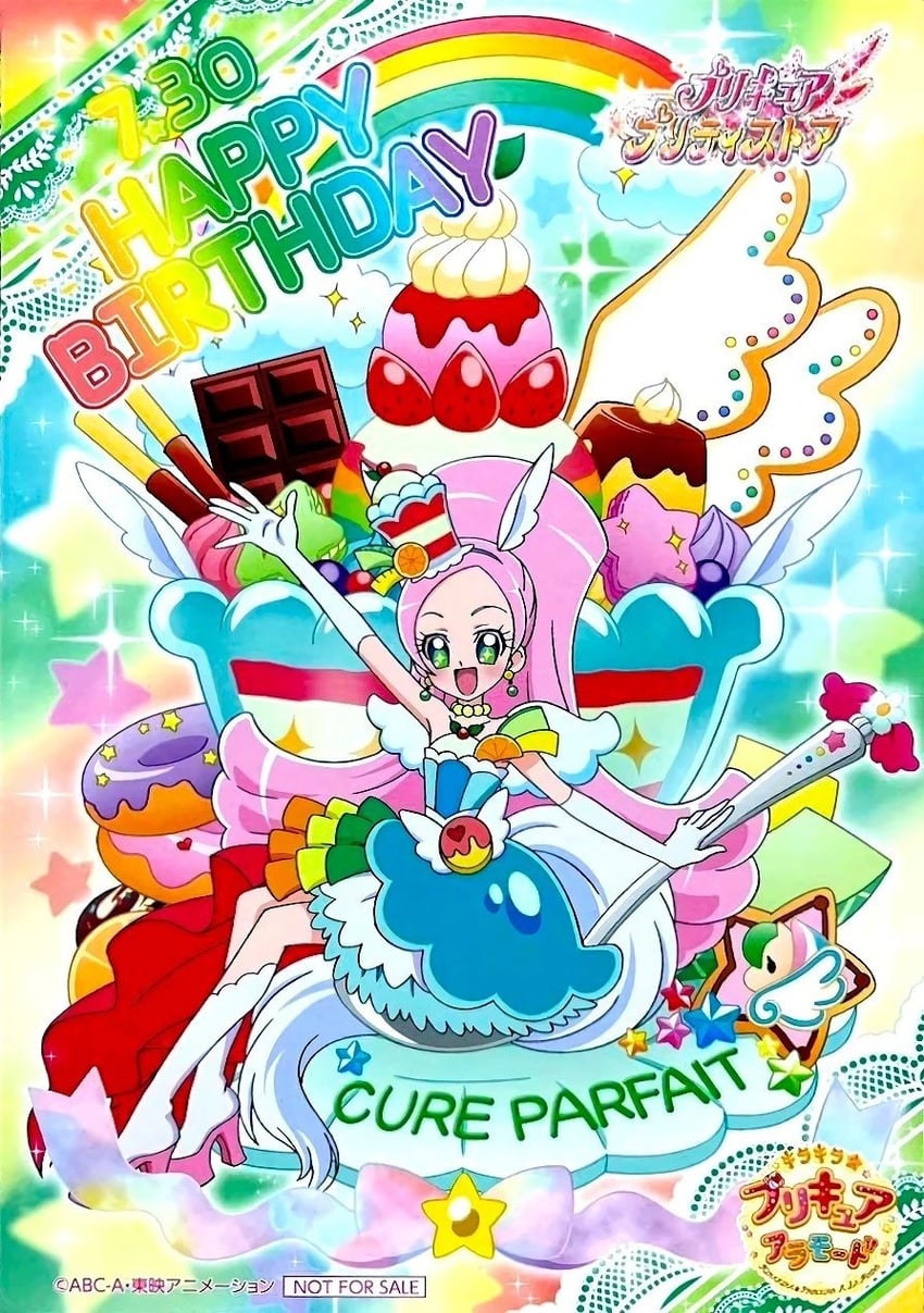 kirahoshi ciel and cure parfait (precure and 1 more)