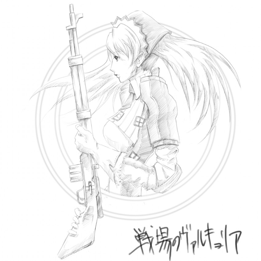 alicia melchiott (senjou no valkyria and 1 more) drawn by fujii_derao