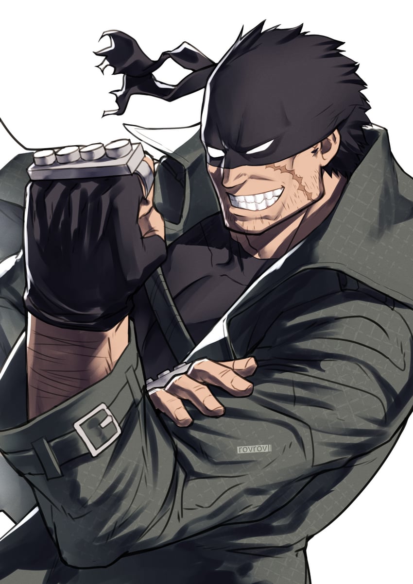 knuckleduster (boku no hero academia and 1 more) drawn by rovr0v