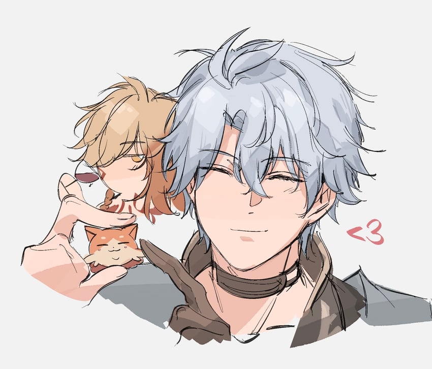 phainon and mydei (honkai and 1 more) drawn by dogma_pyro