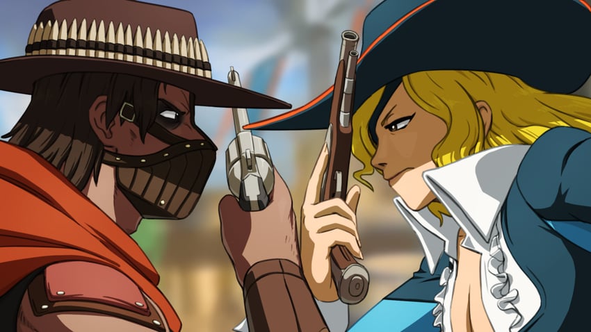 ruby heart and erron black (marvel vs. capcom and 3 more) drawn by joeadok