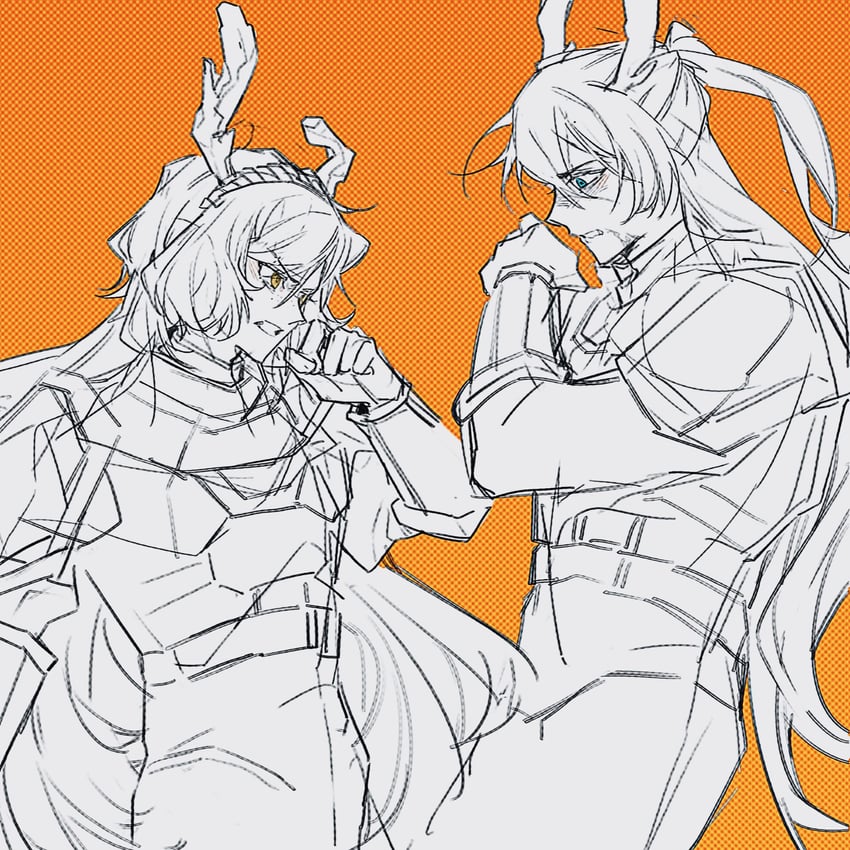ishmael and hong lu (project moon and 1 more) drawn by jingshenhuanghu