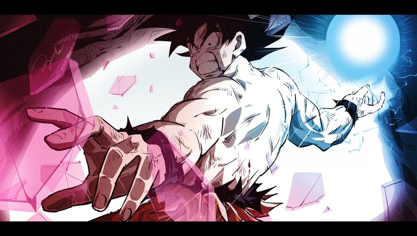 son goku (dragon ball and 1 more) drawn by ruto830