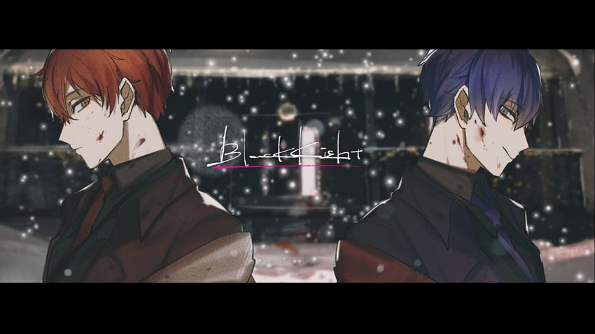 aho no sakata and shima (urashimasakatasen) drawn by hassan_(sink916)