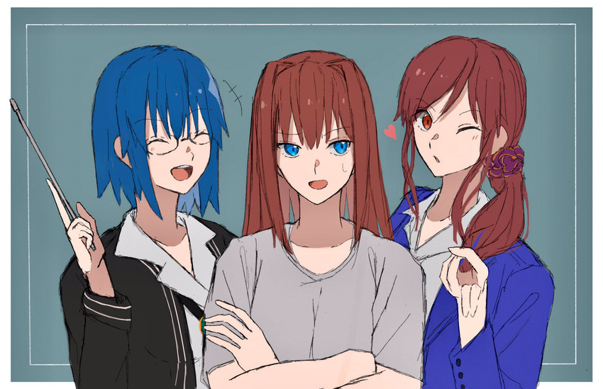 ciel, aozaki aoko, noel, and ciel-sensei (tsukihime) drawn by pikaremon