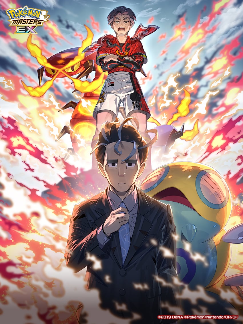larry, kabu, centiskorch, and dudunsparce (pokemon and 3 more) drawn by zounose