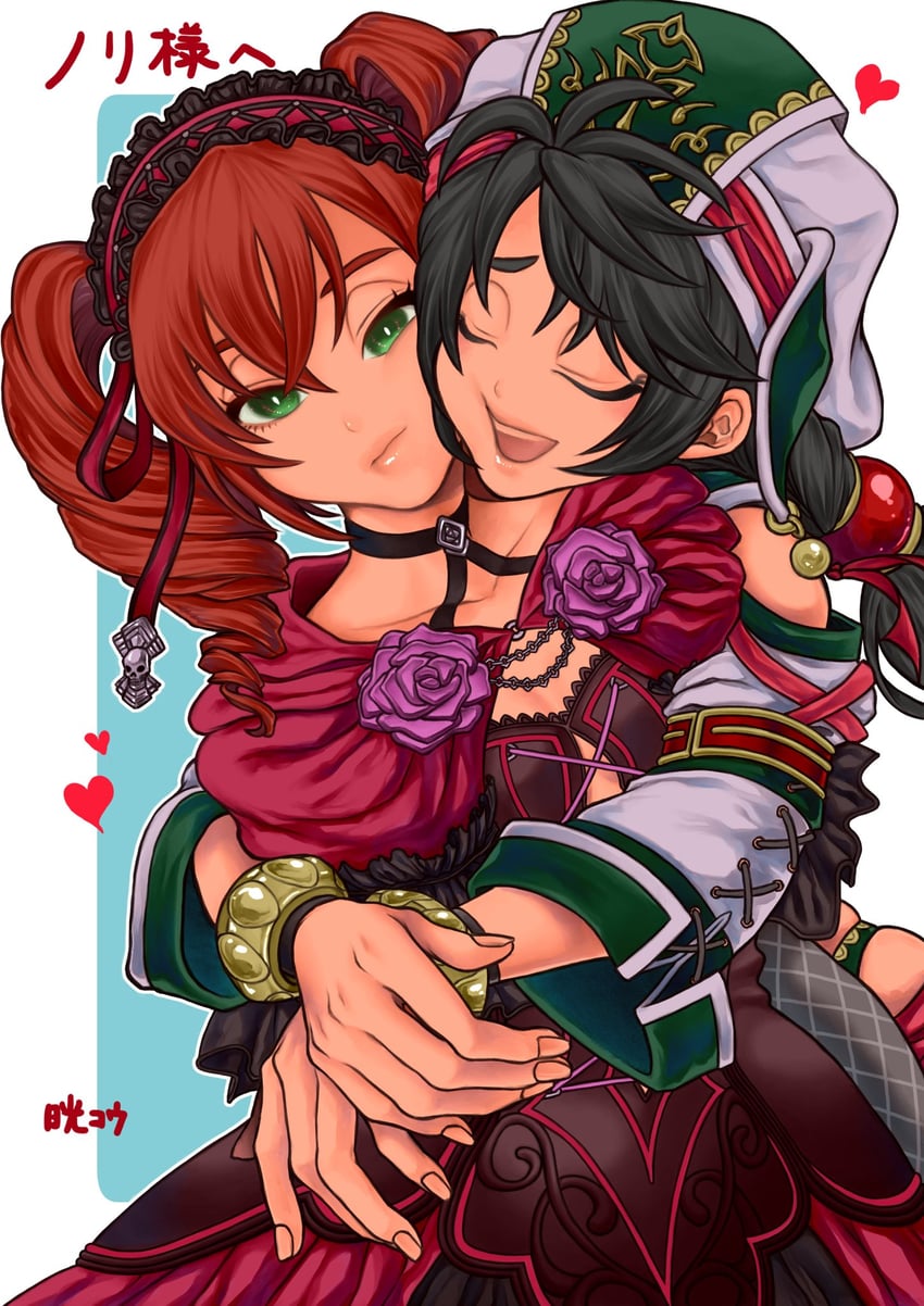 talim and amy sorel (soulcalibur and 1 more) drawn by akira_kou